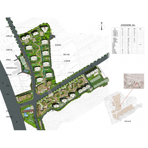 沈阳、大连4个住宅区园林景观设计案例、东北住宅区园林景观设计案例