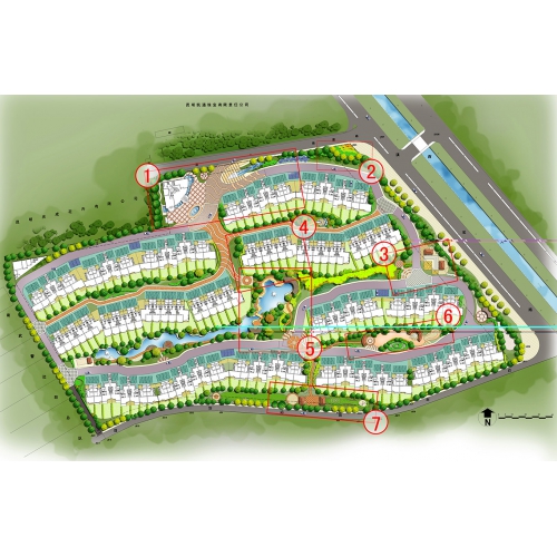 西南区云南贵州重庆9个住宅区园林设计案例，住宅区园林精品设计案例