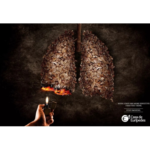 禁烟广告设计25副，广告案例精选